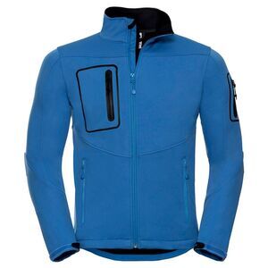 Russell Mens Sports Soft Shell Jacket / Azure Blue